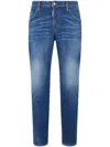 Dsquared2 Stylish Denim Trousers Featuring Belt Loops In Indigoblue