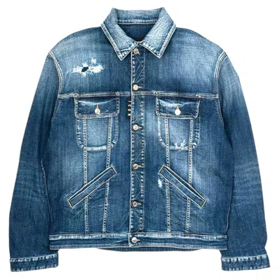 Pre-owned Dsquared2 Men's Jacket L In Blue