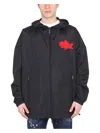 Dsquared2 Dsquared Men Jacket With Logo Patch In Black