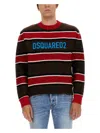 Dsquared2 Jersey With Logo In Multicolour