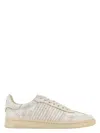 Dsquared2 Dsquared White Leather Boxer Sneakers In White