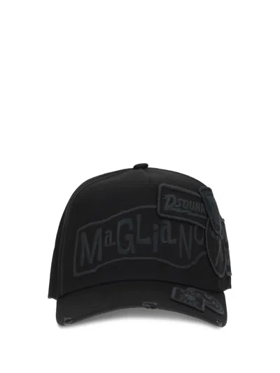 Dsquared2 Men Logo Baseball Hat In Black