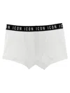 Dsquared2 Icon Briefs In Stretch Cotton In White