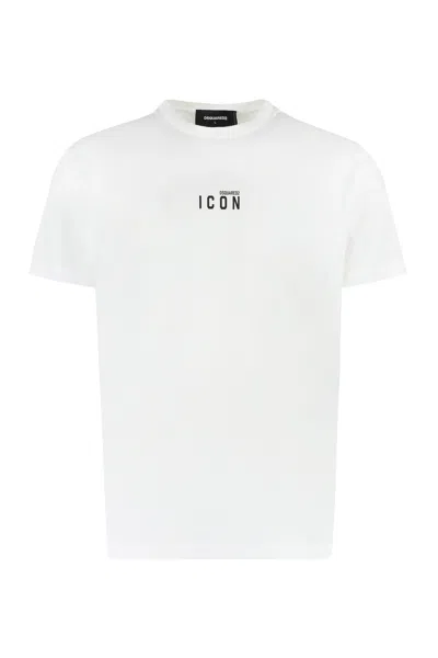 DSQUARED2 MEN'S LOGO COTTON T-SHIRT