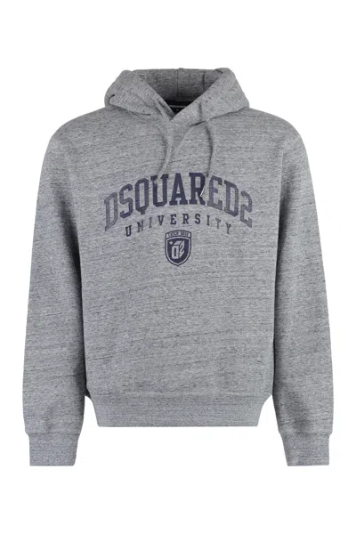 DSQUARED2 MEN'S LOGO PRINT HOODIE