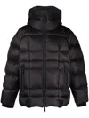 Dsquared2 Long-sleeved Down Jacket In Black