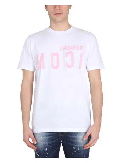 DSQUARED2 MEN'S LOGO PRINT T SHIRT