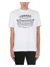 Dsquared2 Men's Logo Print T Shirt In White
