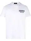 Dsquared2 Logo-print Cotton T-shirt In White