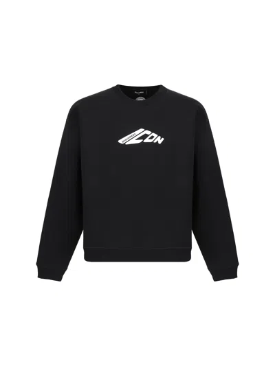 Dsquared2 Men Logoed Sweatshirt In Black