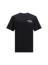 Dsquared2 Black Crew-neck T-shirt With Logo On The Front In Cotton Man In Black