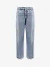 Dsquared2 Faded Wash Five-pocket Belt Loop Trousers In Blue