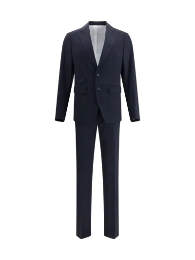 Dsquared2 Men London Suit In Blue
