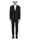 Dsquared2 Prinstriped Single Breasted 3 Pieces Suit With Flap Pockets In Blue
