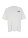 Dsquared2 Loose-fit Tee With Classic Crew Neckline In White