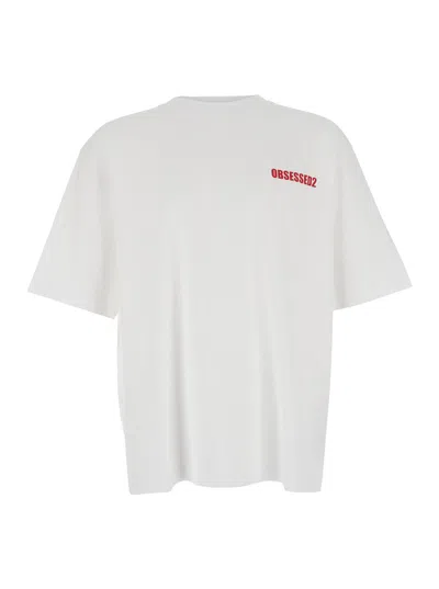 Dsquared2 Men Loose Fit Tee In White
