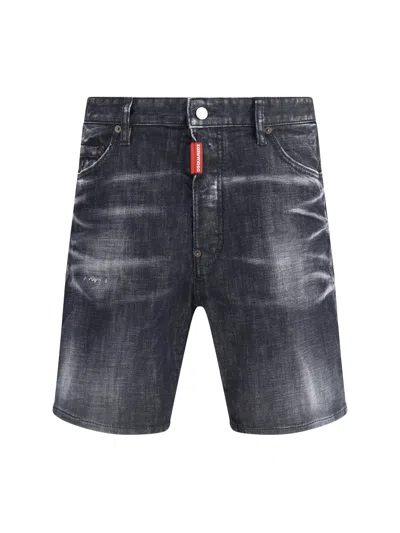 Dsquared2 Men Marine Shorts In Black
