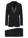 Dsquared2 Miami Virgin Wool Two-pieces Suit With Satin Lapels