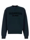 Dsquared2 Dsquared Midnight Blue Cotton Sweatshirt In Blue