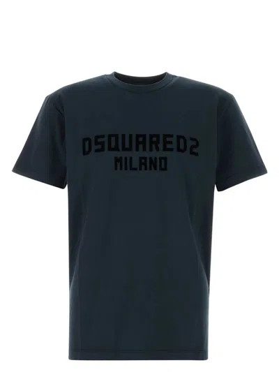 DSQUARED2 MEN'S MIDNIGHT COTTON T-SHIRT
