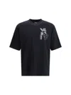 Dsquared2 Monkey Business Crewneck T-shirt In Black