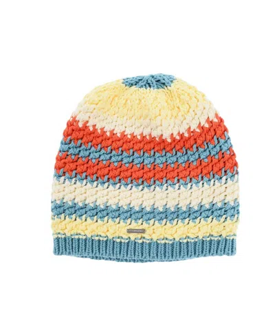 Dsquared2 Men Multicolor Stripes Beanie Cap