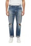 Dsquared2 Men Navy Blue Mid Rise Jeans In Blue