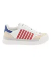 Dsquared2 New Jersey Leather Sneakers In Mixed Colours
