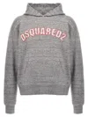 Dsquared2 Grey Cotton Sweatshirt With Logo In Gray