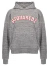 Dsquared2 Grey Cotton Sweatshirt With Logo In Gray