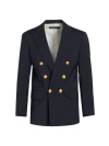 DSQUARED2 MEN'S PALM BEACH WOOL DOUBLE-BREASTED BLAZER