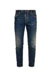 Dsquared2 Men's Pants 5 Pockets In Navy Blue