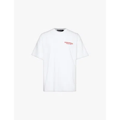 Dsquared2 Mens Peaky Lake Cotton-jersey T-shirt