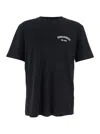 Dsquared2 Black Crew-neck T-shirt With Logo On The Front In Cotton Man In Black