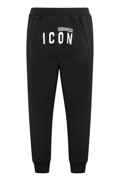 DSQUARED2 MEN'S RELAXED FIT COTTON TRACK PANTS FOR FW23