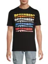 Dsquared2 Man T-shirt Black Size Xxl Cotton In Black