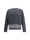 Dsquared2 Men Ribbed Wool Sweater In Blue