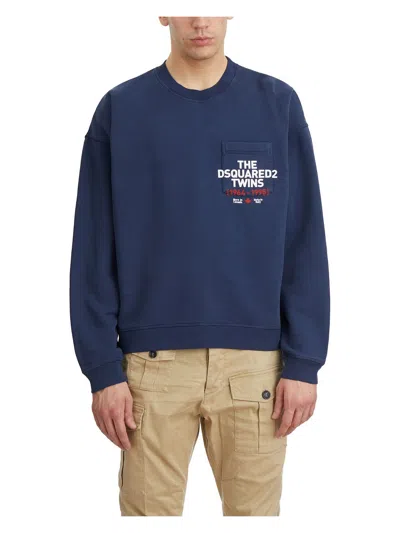 DSQUARED2 MEN'S ROUNDNECK SWEATER WITH POCKET