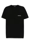 Dsquared2 Men's Rubber Logo T Shirt In Black