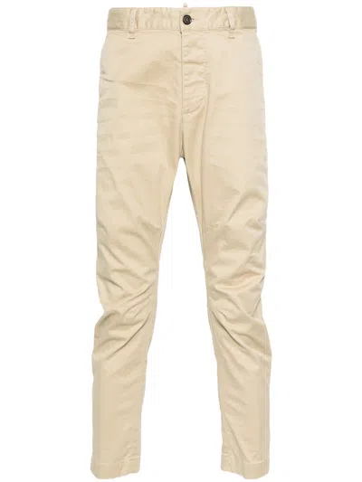 Dsquared2 Beige Stretch Cotton Sexy Chino Pant Beige Dsquared Uomo 52
