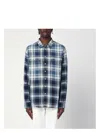 Dsquared2 Cotton Shirt With Check Pattern In Blue
