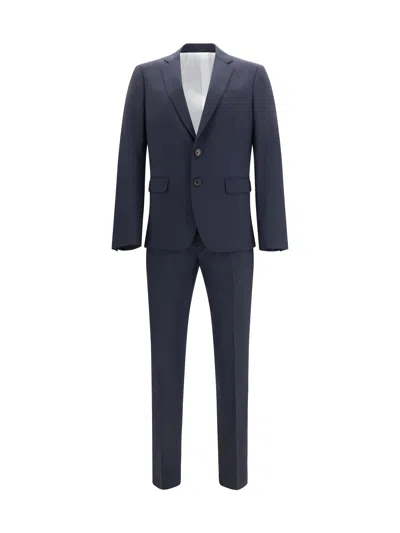 Dsquared2 Men Single-breasted Wool-blend Suit In Blue