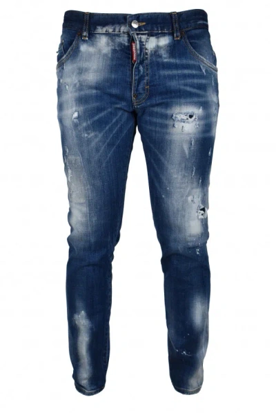 Dsquared2 Men Skater Jean In Blue