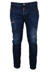 Dsquared2 Easy Wash Skater Jeans In Blue Denim In Blue