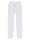 Dsquared2 Jeans With Belt Loops In White