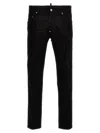 Dsquared2 Five-pocket Trousers Featuring Belt Loops In Black