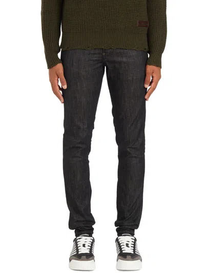 Dsquared2 Contemporary Slim Fit Denim Jeans Size 48 In Blue