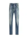 Dsquared2 Dsquared Stretch Denim Skater Jeans In Blue