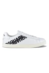 Dsquared2 New Tennis Leather Low-top Sneakers In White