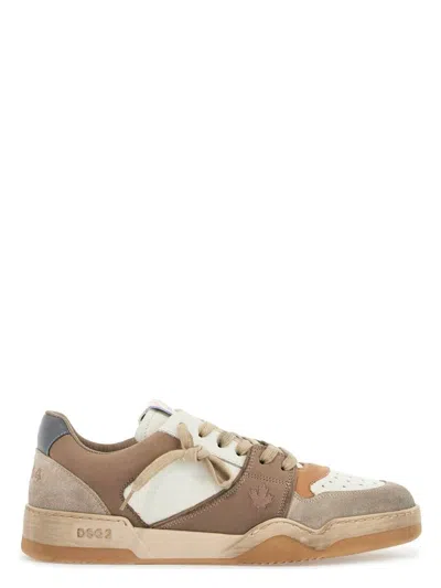 Dsquared2 Men's Spiker Sneakers In Beige